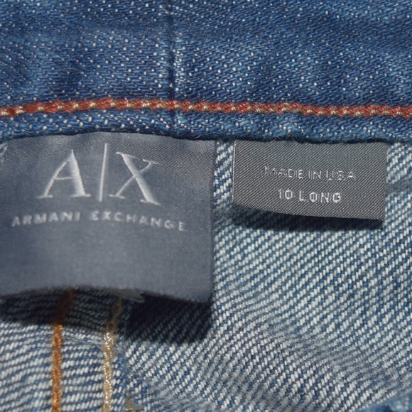Armani Exchange Women's Jeans Straight Leg Size 10 Long - Picture 6 of 6